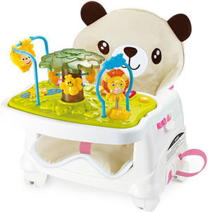 Kiddale Baby Booster Seat High Chair with Removable Toy Tray