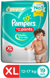 Pampers New Extra Large Size Diapers Pants 19 Count XL Buy