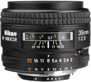 Nikon AF NIKKOR 35mm f/2D レンズ※毎日100円値下げ