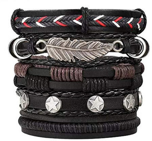 Univocean Leather Bracelet Set Price in India Buy Univocean