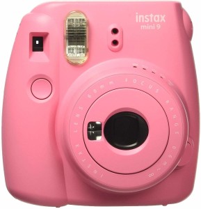 fujifilm instax instax mini 9 joy box with instant camera with instax mini picture format film (20 shots) instant camera(pink)