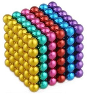 CROSS 5MM 216 Pieces Multicolore Magnetic Balls Magnets - 5MM 216