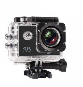 cartbug 4k action camera 4k ultra hd water resistant sports action camera ultra wide-angle lens with 2 inch display & full accessories (16 mp) sports and action camera(black, 16 mp)