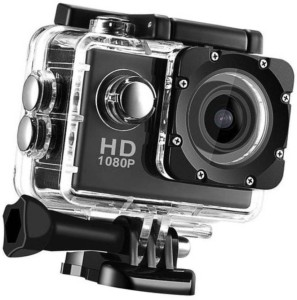 wyvern 1080 sport action camera shot full hd 12mp 1080p black helmet sports action waterproof sports and action camera (black 12 mp) sports and action camera(black, 12 mp)