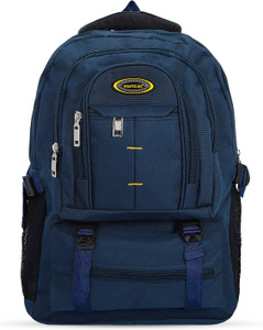 Hanzal 15.6 inch Expandable Laptop Backpack Blue Price in India Flipkart
