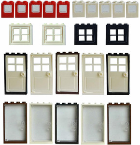 Lego compatible doors and windows outlet