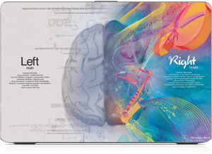 Left brain right brain laptop skin outlet