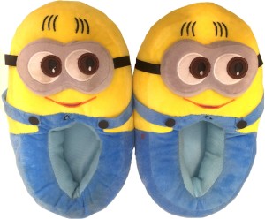 Buy Unique Minion Plush Slippers Online In India – Bigsmall.in