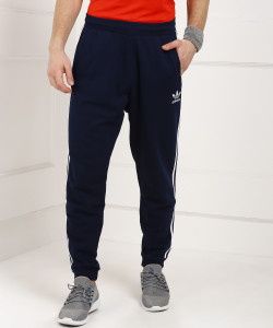 ADIDAS Solid Men Blue Track Pants Buy ADIDAS Solid Men Blue