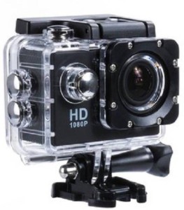 zeom action shot hd 1080p 12mp sports p sports and action camera  (black, 12 mp) sports and action camera(black, 12 mp)
