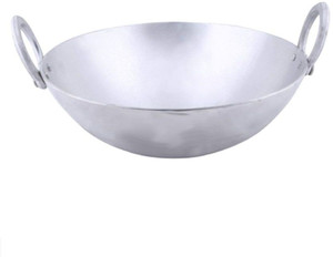 Handu Heavy Body Aluminum Kadai Long Life Best Price pack 1