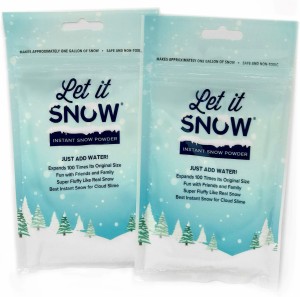 Instant Snow 3 Pack let It Snow & Snowonder fake Snow 