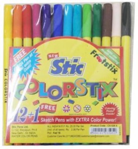 Stic Colorstix Sketch Pens Pack of 20 Multicolour Online in India, Buy at  Best Price from  - 10559711