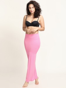 Buy online Pink Nylon Saree Shaper Shapewear from lingerie for