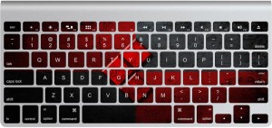 GADGETS WRAP GWS-13749 Printed harley quinns red diamonds logo Skin Apple Magic Keyboard 1 Keyboard Skin(Multicolor)