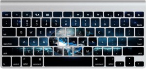 GADGETS WRAP GWS-13654 Printed Globe Skin for Apple Magic Keyboard 1 Keyboard Skin(Multicolor)