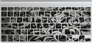 GADGETS WRAP GWS-13543 Printed Floral Pattern Skin Apple Magic Keyboard 1 Keyboard Skin(Multicolor)