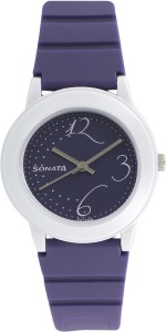 sonata ng8992pp02cj fashion fibre analog watch  - for women