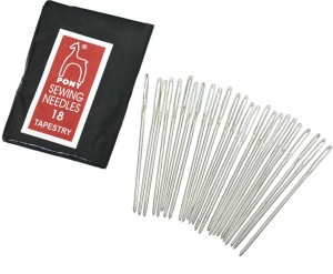 Tapestry needles by Prym - size 18 | 6 needlepoint needles