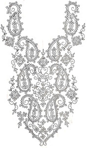 shreepati design studio SDS12 sindhi kadai hand embroidery Stencil