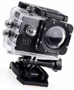 fstyler sports cam full hd 1080p | 2-inch screen sports action camera full hd 1080p | waterproof digital video camera full hd sports and action camera(black, 1080 mp)