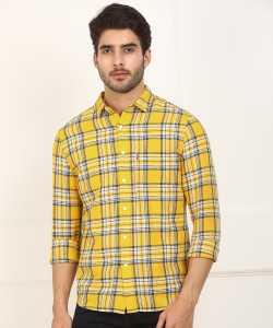 LEVI S Men Checkered Casual Yellow Shirt Buy LEVI S Men Checkered Casual Yellow Shirt Online at Best Prices in India Flipkart