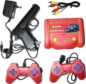 VK MART Asian 55501 8 Bit TV Video Game with Contra 2 Super Mario