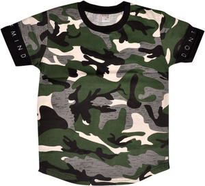 Flipkart ESTEEM Boys Printed Cotton Blend Regular T Shirt Round Neck