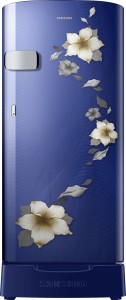 Samsung 192 L Direct Cool Single Door 2 Star (2019) Refrigerator(Star Flower Blue, RR19N2Z22U2/NL)