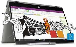 HP Pavilion x360 Core i3 8th Gen - (4 GB/1 TB HDD/8 GB SSD/Windows 10 Home) 14-cd0077TU 2 in 1 Laptop(14 inch, Natural Silver, 1.68 kg, With MS Office)