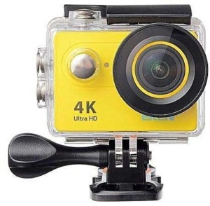 systene sport camera 5 sport camera sports and action camera(yellow, 12 mp)