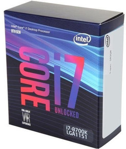 Intel i7-8700K 4.7 GHz Upto 4.7 GHz LGA 1151 Socket 6 Cores 12 