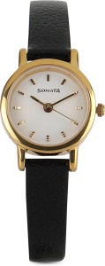 sonata nf8976yl02j analog watch  - for women