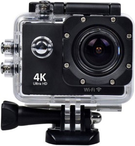 CHG 4k camera Ultra HD 16 MP WiFi Sports and Action Camera(Black, 12 MP)