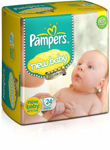 Pampers New Baby 5 Star Skin Comfort Up To 5 KG 24 Diapers New