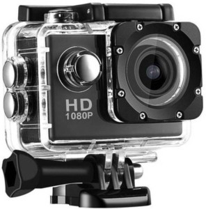 maupin 1080p action camera ultra hd 1080p water resistant sports and action camera sports and action camera(black, 12 mp)