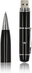 Pankreeti PKT607 Ballpoint Pen Model Laser Light 64 GB Pen Drive(Black)