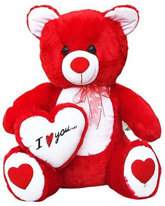 Crispy toys Soft Stuffed Red With Heart Love Teddy Bear 60cm