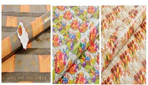 3A Featuretail Wrapping Paper Book 16Sheets 8 Designs printed