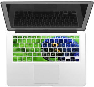 GADGETS WRAP GWSD-1247 Printed blue parrot Laptop Keyboard Skin(Multicolor)