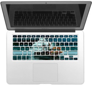 GADGETS WRAP GWSD-2307 Printed Pirate Ship Pictures Night Sky with Stars Laptop Keyboard Skin(Multicolor)