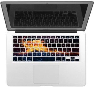 GADGETS WRAP GWSD-1271 Printed Burning Love Laptop Keyboard Skin(Multicolor)