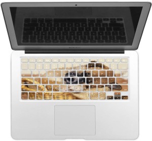 GADGETS WRAP GWSD-2488 Printed Sleeping Puppy Laptop Keyboard Skin(Multicolor)