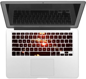 GADGETS WRAP GWSD-2397 Printed Red Iron Man Laptop Keyboard Skin(Multicolor)