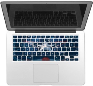 GADGETS WRAP GWSD-2107 Printed Marvel Captain Shield Laptop Keyboard Skin(Multicolor)