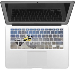GADGETS WRAP GWSD-1620 Printed flying by sides Laptop Keyboard Skin(Multicolor)
