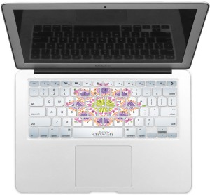 GADGETS WRAP GWSD-1160 Printed beautiful diwali rangoli design Laptop Keyboard Skin(Multicolor)