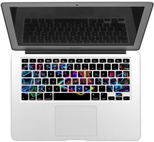 GADGETS WRAP GWSD-2203 Printed neon character thanos Laptop Keyboard Skin(Multicolor)