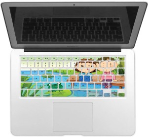 GADGETS WRAP GWSD-2064 Printed Love in Air Laptop Keyboard Skin(Multicolor)