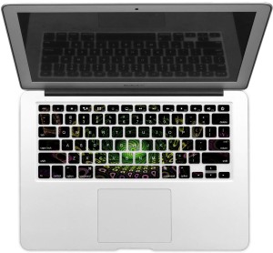 GADGETS WRAP GWSD-2582 Printed Technology Colors Laptop Keyboard Skin(Multicolor)